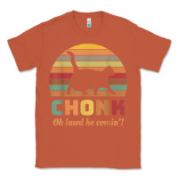 Copper chonk cat scale meme retro oh lawd he comin' memes t shirt Classic Tee - linhVisuals