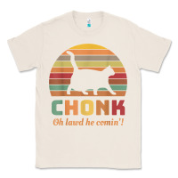 Natural chonk cat scale meme retro oh lawd he comin' memes t shirt Classic Tee - linhVisuals