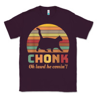 Plum chonk cat scale meme retro oh lawd he comin' memes t shirt Classic Tee - linhVisuals