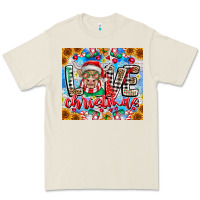 Love Christmas Highland Cow Premium Tee | Teevron