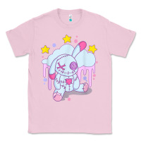 Bubblegum Pink bunny pastel goth voodoo doll t shirt Classic Tee - linhVisuals