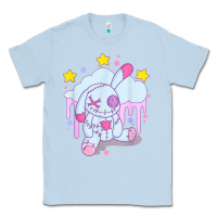 Dusty Blue bunny pastel goth voodoo doll t shirt Classic Tee - linhVisuals