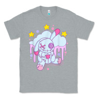 Heather Grey bunny pastel goth voodoo doll t shirt Classic Tee - linhVisuals
