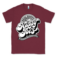 Burgundy happy joes pizza Classic Tee - linhVisuals