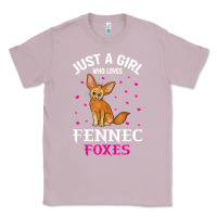 Lilac fennec fox just a girl who loves fennec foxes t shirt Classic Tee - linhVisuals