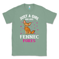 Sage fennec fox just a girl who loves fennec foxes t shirt Classic Tee - linhVisuals