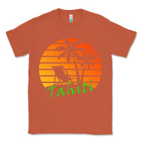 Copper outdoor t  shirt tahiti retro vintage sunset t  shirt Classic Tee - linhVisuals