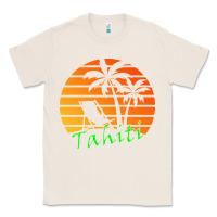 Natural outdoor t  shirt tahiti retro vintage sunset t  shirt Classic Tee - linhVisuals
