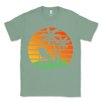 Sage outdoor t  shirt tahiti retro vintage sunset t  shirt Classic Tee - linhVisuals