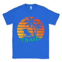 True Royal outdoor t  shirt tahiti retro vintage sunset t  shirt Classic Tee - linhVisuals