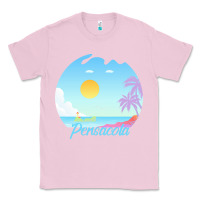 Bubblegum Pink pensacola t  shirt no place like pensacola t  shirt Classic Tee - linhVisuals