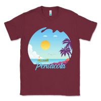 Burgundy pensacola t  shirt no place like pensacola t  shirt Classic Tee - linhVisuals