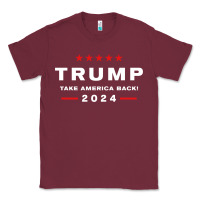 Burgundy donald trump 2024 take america back election   the return sweatshirt Classic Tee - linhVisuals