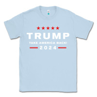 Dusty Blue donald trump 2024 take america back election   the return sweatshirt Classic Tee - linhVisuals