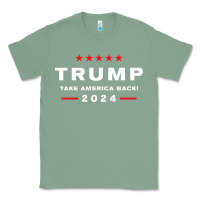 Sage donald trump 2024 take america back election   the return sweatshirt Classic Tee - linhVisuals