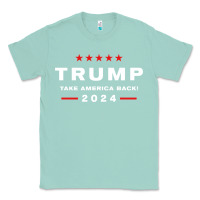 Seafoam donald trump 2024 take america back election   the return sweatshirt Classic Tee - linhVisuals