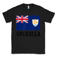 Black flag of anguilla   anguilla banner t shirt Classic Tee - linhVisuals