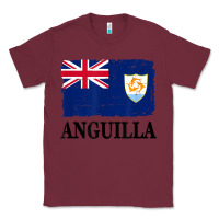 Burgundy flag of anguilla   anguilla banner t shirt Classic Tee - linhVisuals