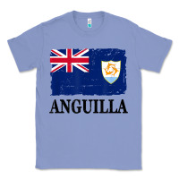 Colony Blue flag of anguilla   anguilla banner t shirt Classic Tee - linhVisuals