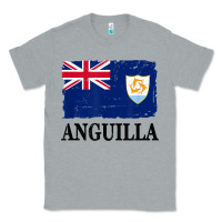 Heather Grey flag of anguilla   anguilla banner t shirt Classic Tee - linhVisuals