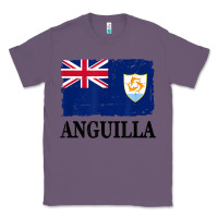 Lavender flag of anguilla   anguilla banner t shirt Classic Tee - linhVisuals