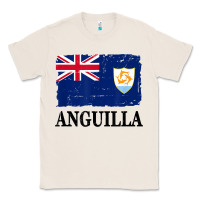 Natural flag of anguilla   anguilla banner t shirt Classic Tee - linhVisuals