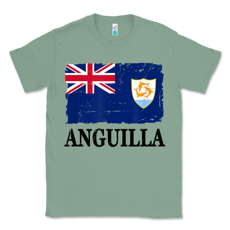 Flag Of Anguilla   Anguilla Banner T Shirt Classic Tee by linhVisuals | Teevron