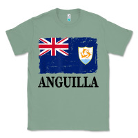 Sage flag of anguilla   anguilla banner t shirt Classic Tee - linhVisuals