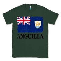 Sports Green flag of anguilla   anguilla banner t shirt Classic Tee - linhVisuals