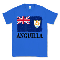 True Royal flag of anguilla   anguilla banner t shirt Classic Tee - linhVisuals