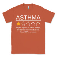 Copper funny asthma awareness one star rating inhaler wheezy breath t shirt Classic Tee - linhVisuals