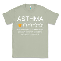 Matcha funny asthma awareness one star rating inhaler wheezy breath t shirt Classic Tee - linhVisuals