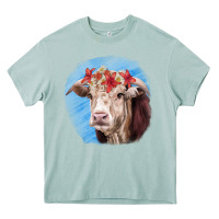 Arona Hereford Bull Heavy Core Tee - RanaPortraitStore