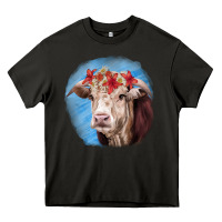 Asphalt Hereford Bull Heavy Core Tee - RanaPortraitStore