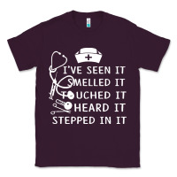 Plum nurse t  shirt nurse i've seen it smelled it touched it t  shirt Classic Tee - linhVisuals