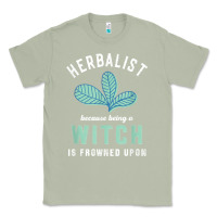 Matcha funny herbalist because a witch is frowned upon herbalism t shirt Classic Tee - linhVisuals