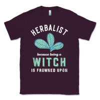 Plum funny herbalist because a witch is frowned upon herbalism t shirt Classic Tee - linhVisuals