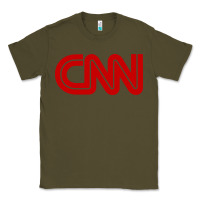Army Green cnn Classic Tee - linhVisuals
