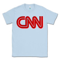 Dusty Blue cnn Classic Tee - linhVisuals