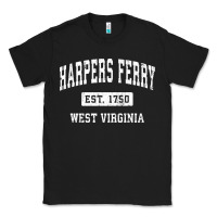 Black harpers ferry west virginia wv vintage established sports pullover hoo Classic Tee - linhVisuals