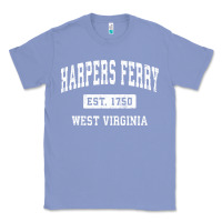 Colony Blue harpers ferry west virginia wv vintage established sports pullover hoo Classic Tee - linhVisuals
