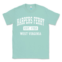 Seafoam harpers ferry west virginia wv vintage established sports pullover hoo Classic Tee - linhVisuals