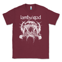 Burgundy lamb of god music concert Classic Tee - linhVisuals