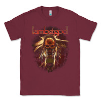 Burgundy lamb of god music concert Classic Tee - linhVisuals