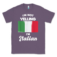Lavender i'm not yelling i'm italian t shirt Classic Tee - linhVisuals