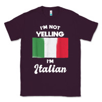 Plum i'm not yelling i'm italian t shirt Classic Tee - linhVisuals