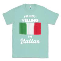 Seafoam i'm not yelling i'm italian t shirt Classic Tee - linhVisuals