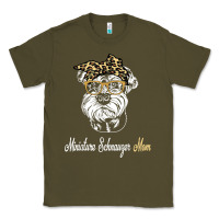 Army Green birthday and mother's day gift miniature schnauzer mom t shirt Classic Tee - linhVisuals