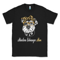 Black birthday and mother's day gift miniature schnauzer mom t shirt Classic Tee - linhVisuals