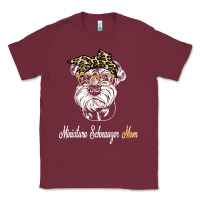 Burgundy birthday and mother's day gift miniature schnauzer mom t shirt Classic Tee - linhVisuals